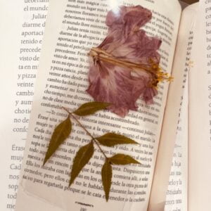 Separadores de Libros (Flores naturales) -